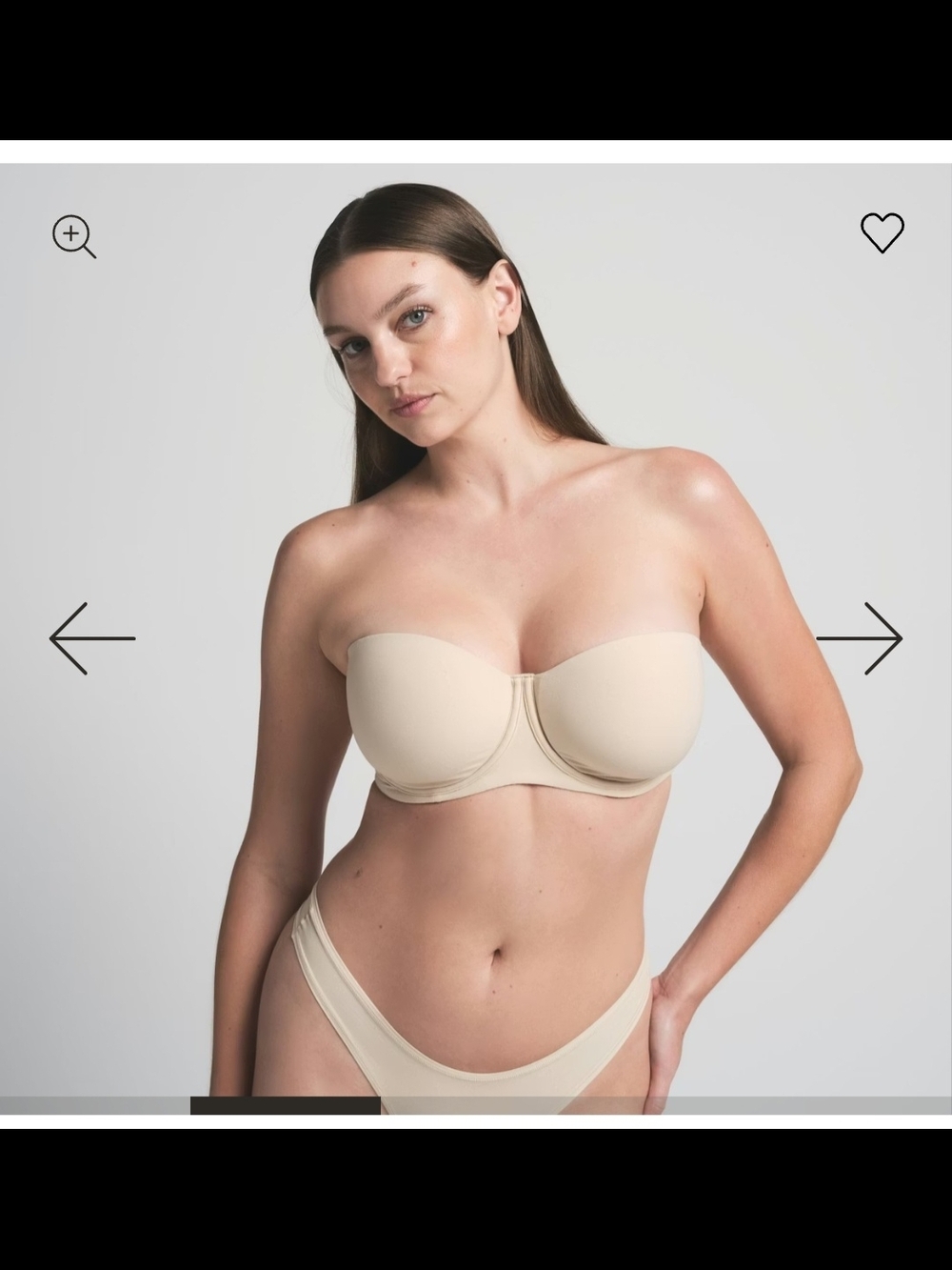 Skims Fits Everybody Strapless Bra- Color Sand